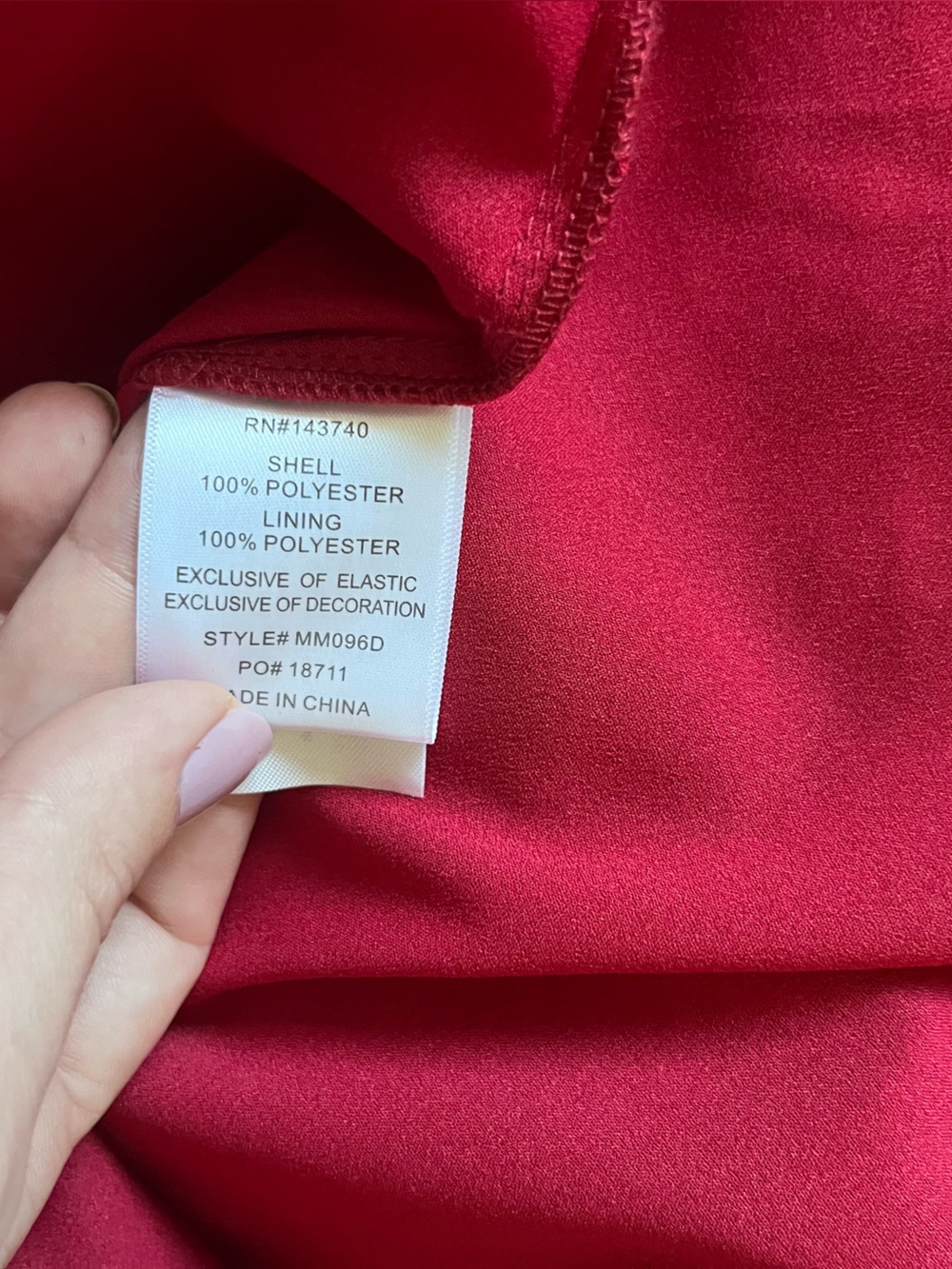 Tuckernuck Hyacinth House Red Feathered Reina Midi Dress Size XL - Picture 6 of 6